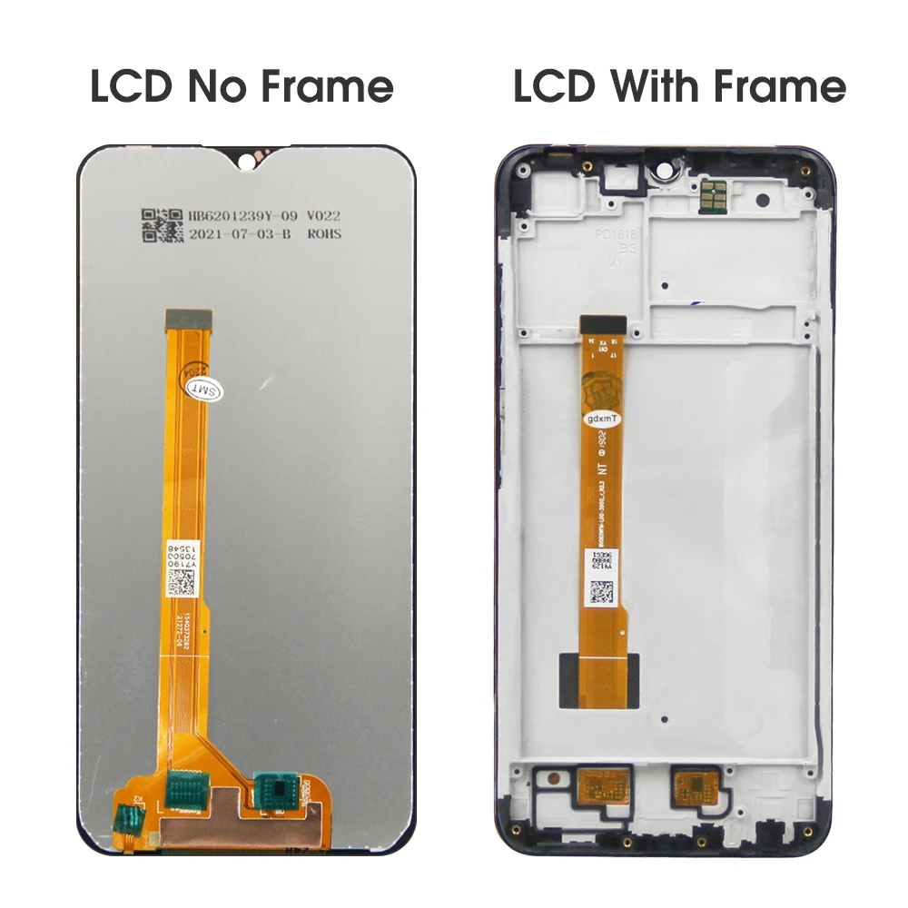 6.22\'\'OEM For VIVO Y91 Y91i Y91c LCD Display Screen Touch Digitizer Assembly For VIVO Y93 Y93s Y93st Y95 With Frame Replace