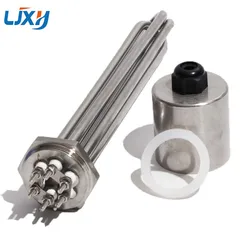 LJXH  Immersion Heating Element Pipe Replacement  304 Stainless Steel 220V/380V DN32(41mm) 3KW/4.5KW/6KW/9KW/12KW