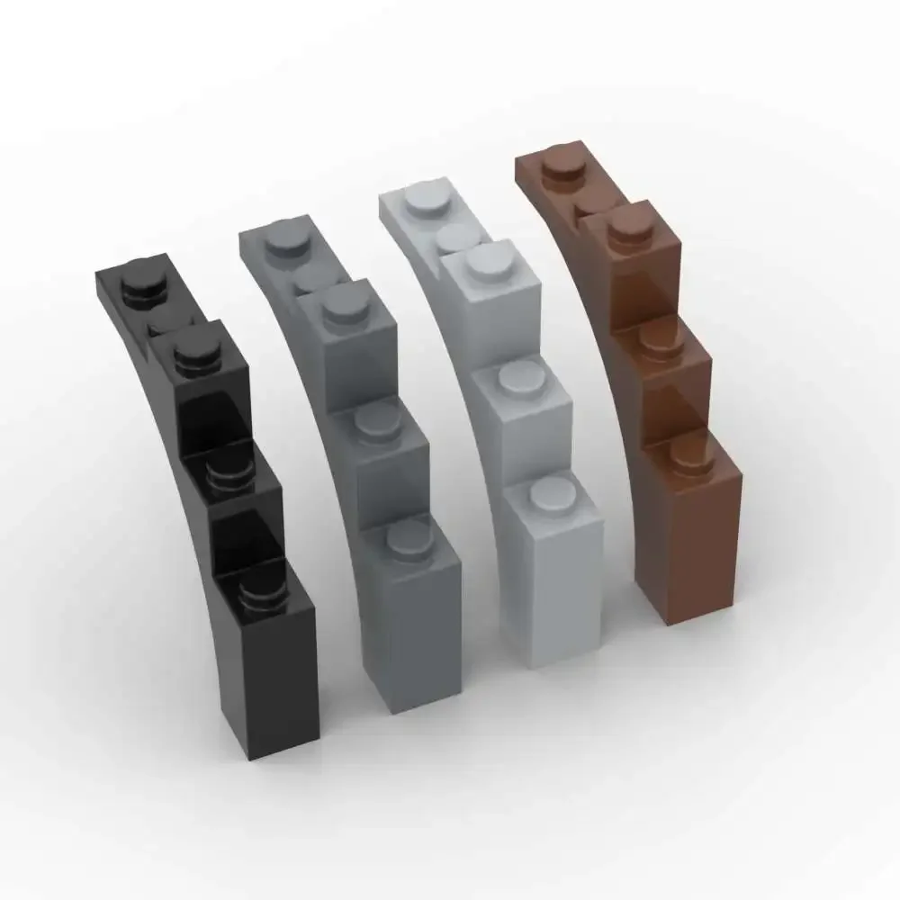 MOC 10 pièces 76768 arc 1x5x4 blocs de construction Kit sous le côté arc irrégulier briques particules Puzzle idée jouets enfants cadeaux d'anniversaire