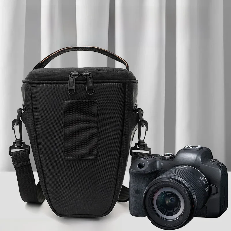 Miękka torba na aparat DSLR Wodoodporna torba na aparat Canon Nikon Sony SLR Nylonowa torba na aparat fotograficzny Torba na ramię Cross Digital Case — zdjęcie 2
