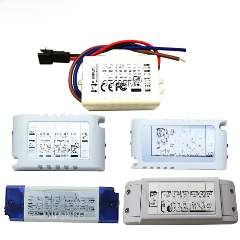 Sterownik LED o stałym natężeniu prądu o wysokim współczynniku PF 600mA 3W 10W 20W 30W 40W 50W 60W1-2x3w 6-10x3w 10-18x3w 18-30x3W Transformatory oświetleniowe do lamp — zdjęcie 2