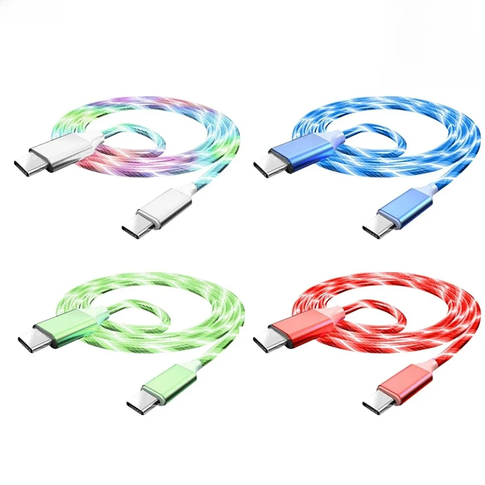 Kabel Flow Luminous 3A 60W USB C do Type C do iPhone 15 Pro Max, szybkie ładowanie PD, kabel do transmisji danych dla Xiaomi, Redmi, OPPO, 1m 2m — zdjęcie 2