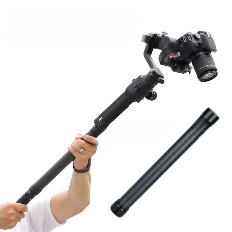 Dla Ulanzi AgimbalGear DH10 ręczny przedłużacz z włókna węglowego kij dla DJI Ronin S stabilizator akcesoria do gimbala przedłużenie słupa — zdjęcie produktu 7