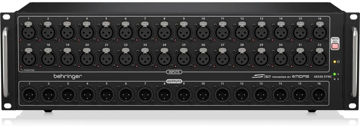 BUY 5 GET 3 FREE Behringer S32 32-Channel Stage Box