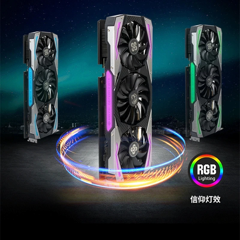 Usado SOYO RTX 3060 12GB GDDR6 NVIDIA GPU 192bit DP * 3 PCI Express X16 4,0 tarjeta gráfica de vídeo para juegos ordenador de escritorio Ca