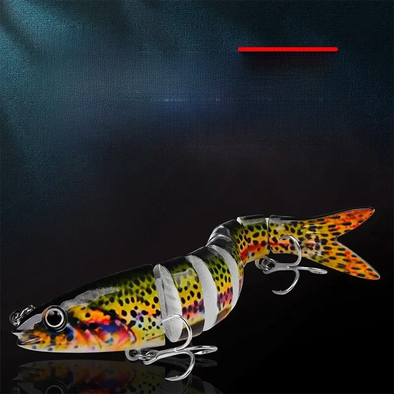 Multi Section leurre appât poisson 13.5 cm 19g pêche artificielle appât dur pour poisson-chien brochet perche faux Swimbait pêche en mer Pesca