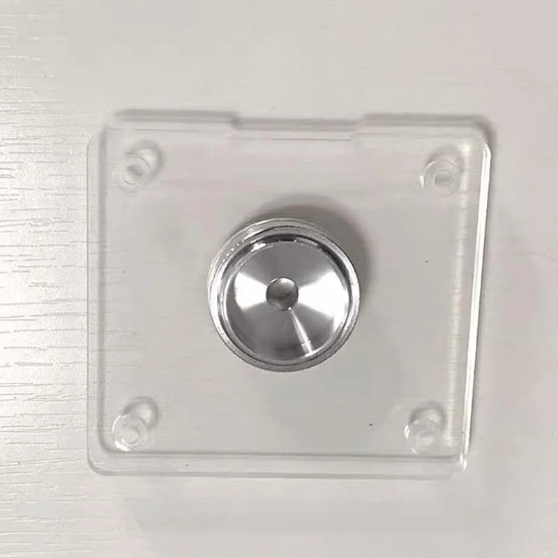 Runde Grundplatte + Führungsbuchsen für Fräsmaschinen aus Aluminiumlegierung mit vorgebohrten Löchern zum Gravieren und für elektromechanische Holzbearbeitung. – Detail 7