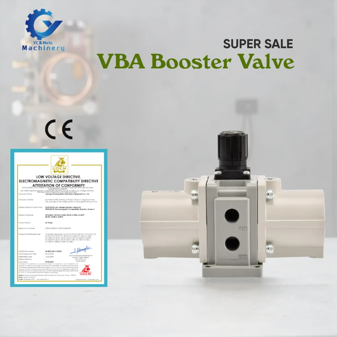 Hot Selling VBA10A-02GN Booster Valve Pneumatic Components for Industry Application
