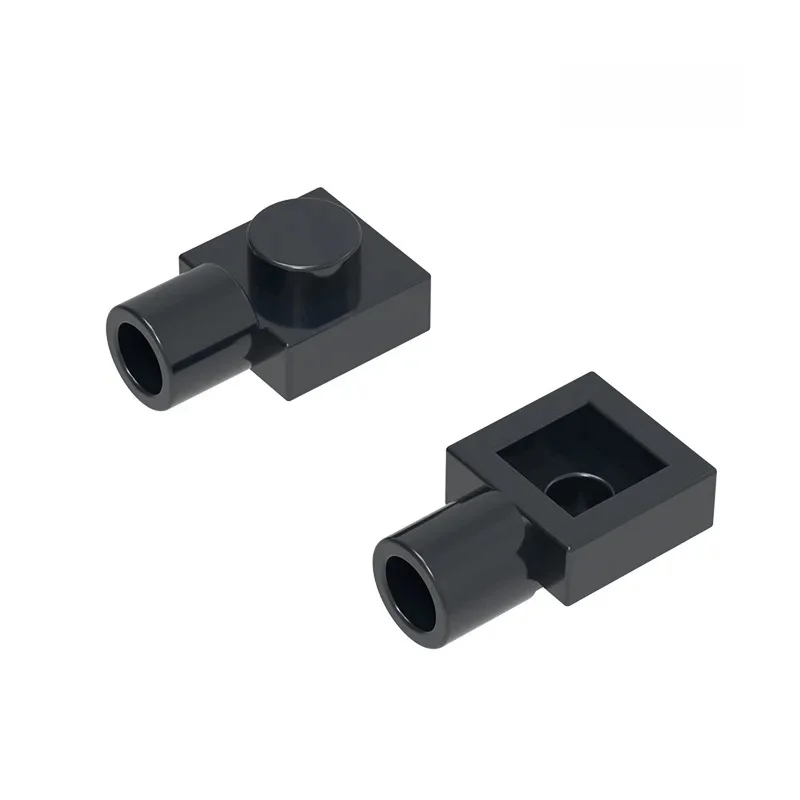 MOC 10 pièces 3024W 1x1 plaque spéciale blocs de construction Kit court 1 trou avec cylindre maison château briques particules jouets enfants cadeau