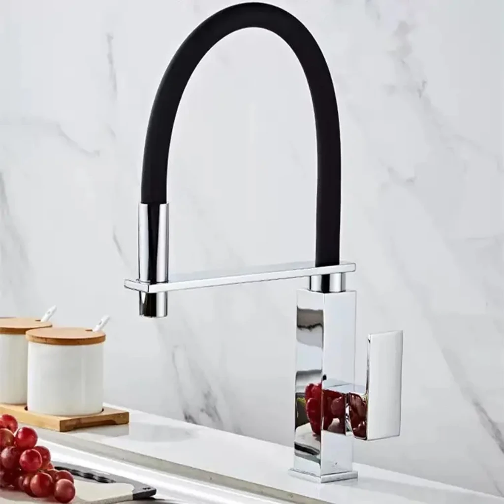 Gourmet Kitchen Sink Faucet Hot And Cold Water Mixer Monocommand Metal Lavabo Cuba Alta K045 Luuk Young