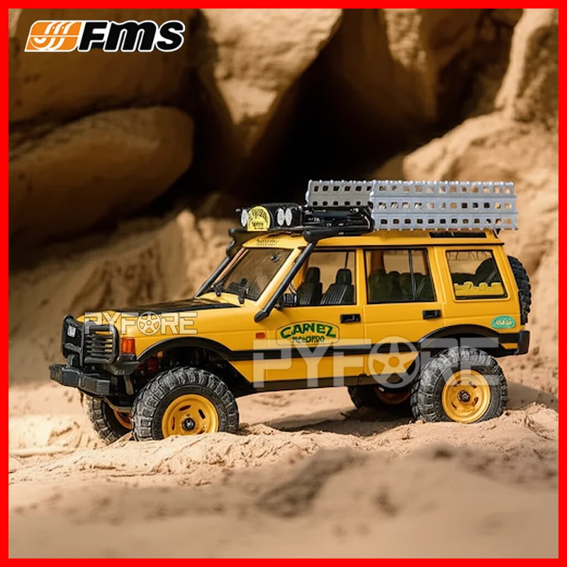 FMS 1/24 FCX24M Land Rover Series Rc Crawler 4WD - Масштабный электрический автомобиль с дистанционным управлением для взрослых и мальчиков