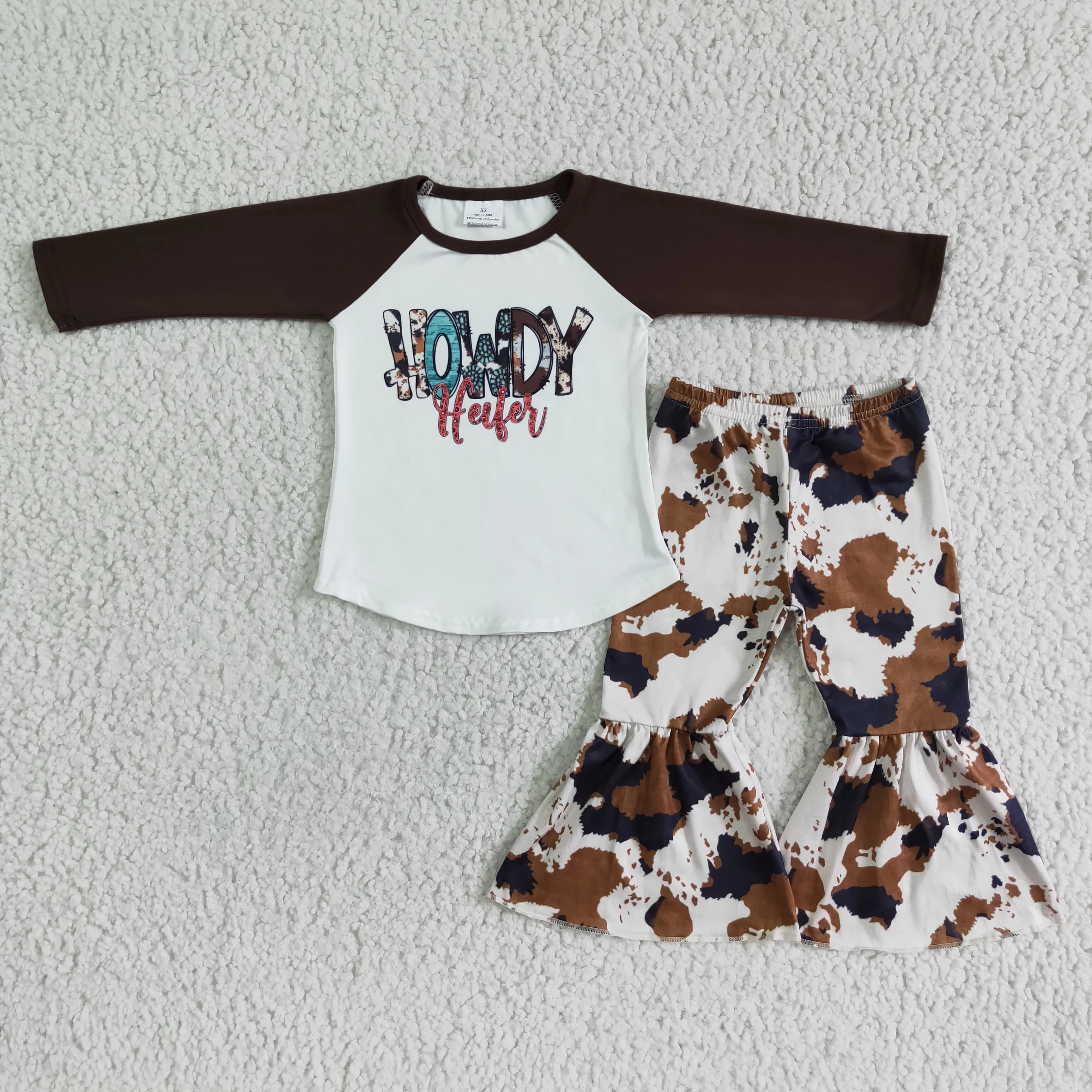 Promotion Toddler Boutique Clothes Long Sleeve Top With Pants Set And  Dress Children Girls Outfits