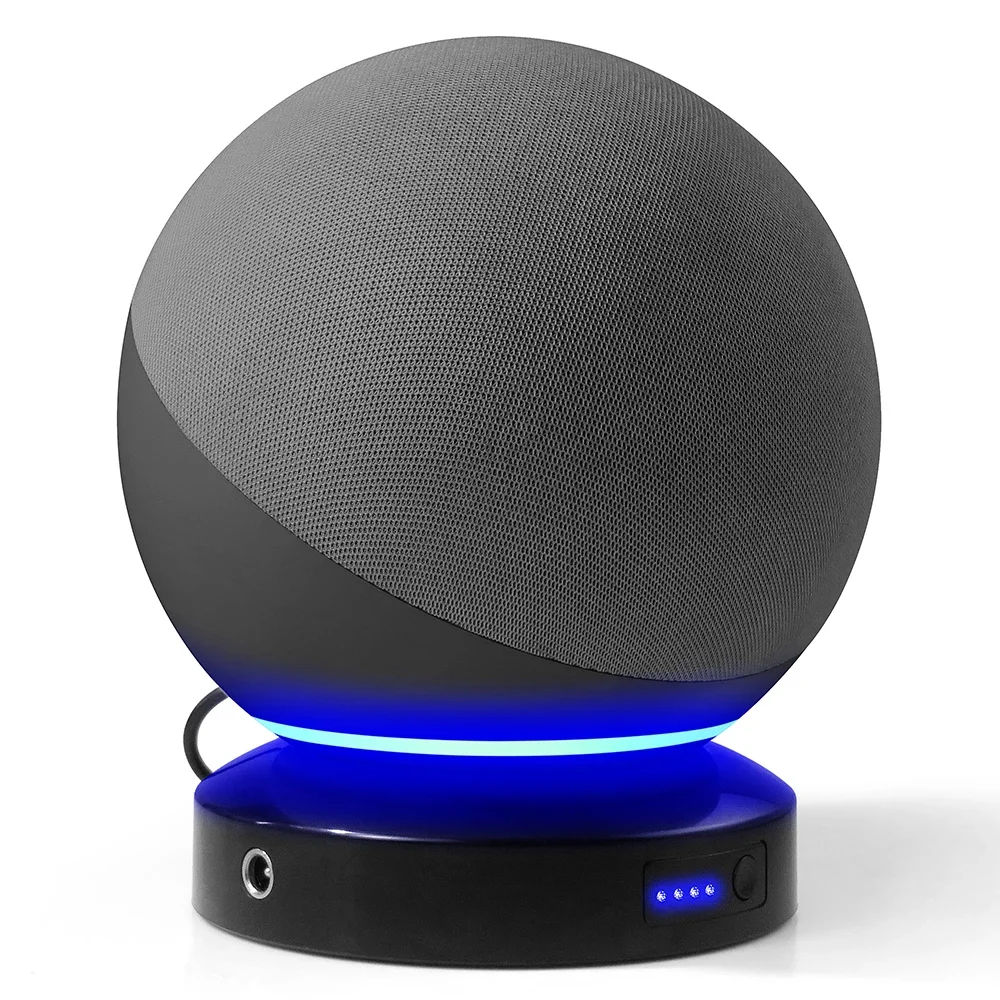 Base de bateria para Echo 4th Gen, 7800mAh carregador portátil sem fio, Power Bank para Amzon Alexa,