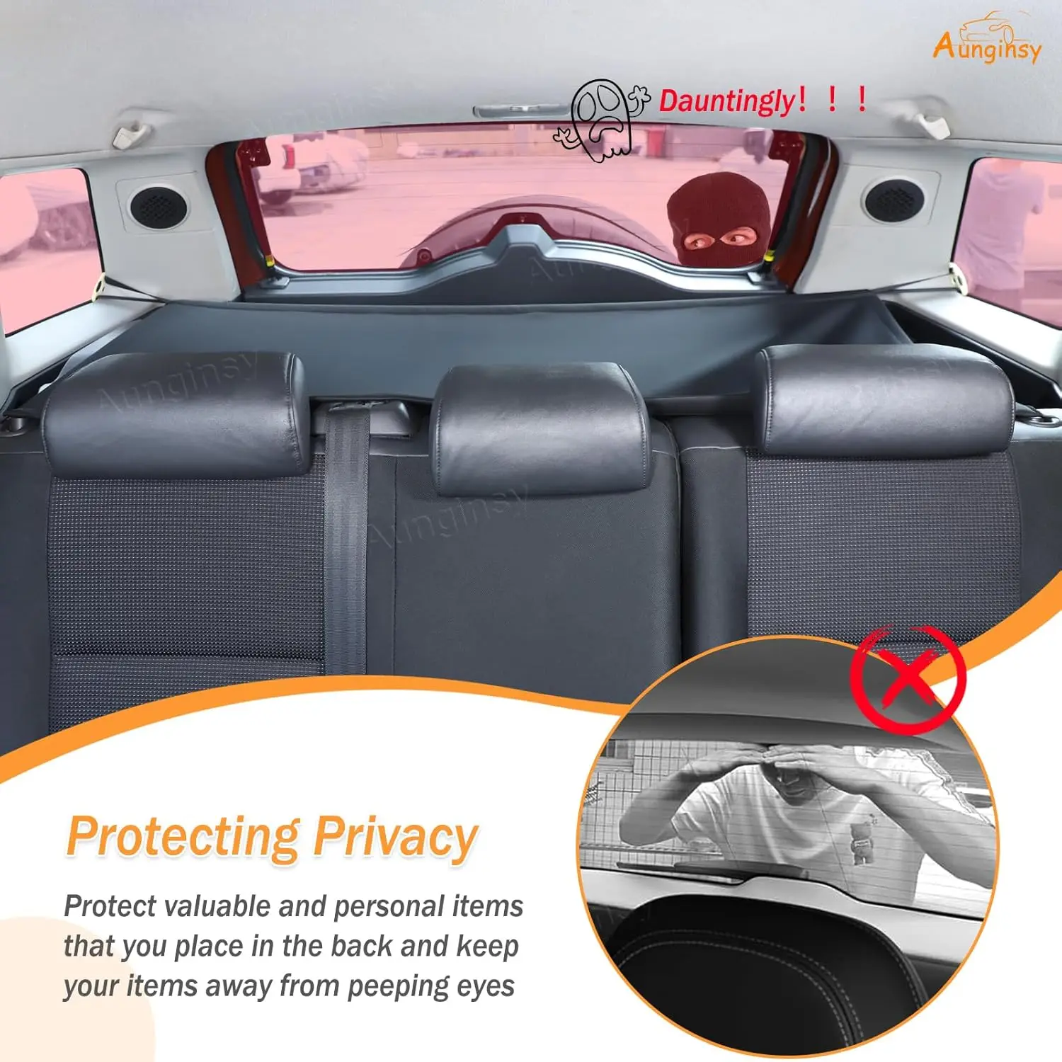 

1PCS Car Trunk Sunshade Cargo Shield Luggage Cover For Toyota FJ Cruiser 2007-2021 Protection Case Car Accessories
