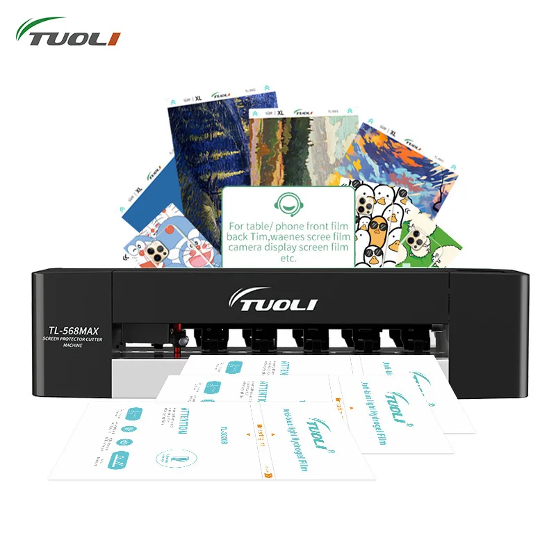 

TUOLI TL568Max Hydrogel film cutting machine Intelligent Mobile phone protective film cutter machine for Hydrogel UV film