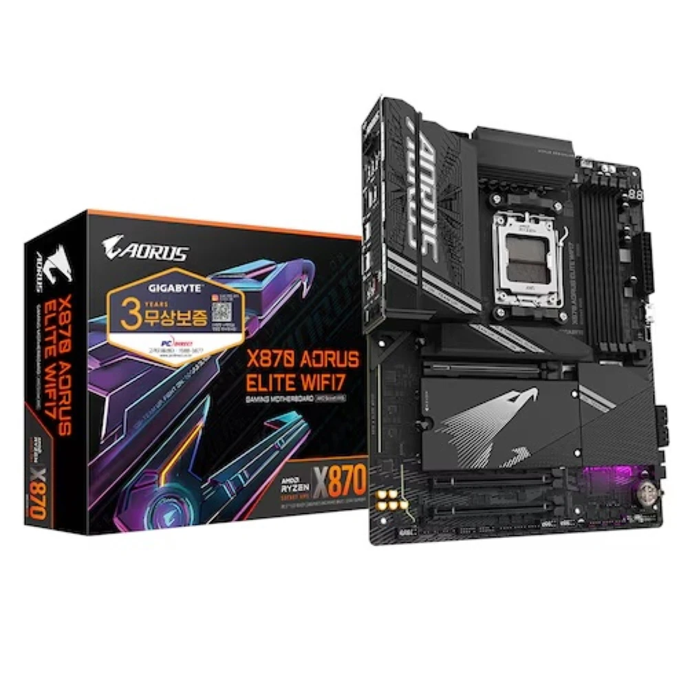 Gigabite GIGABYTE X870 AORUS ELITE WIFI7 PIFI7 NOTE MAINBOARDS