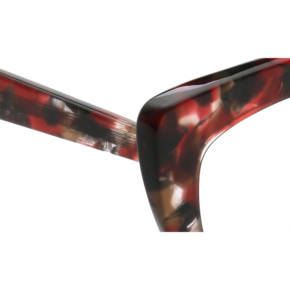 Vintage Cat Eye Eyeglasses for Women Tortoise Optical Glasses Frames Retro Two Tone Floral Spectacles Prescription Green Eyewear