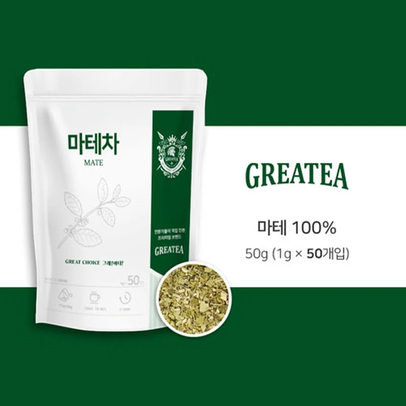 Greatea 그래이티 마테 차 50티백