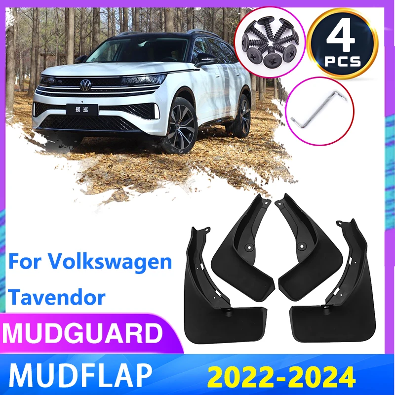 

For VW Volkswagen Tavendor 2022 2023 2024 MudFlaps Front Rear Mudguards Wheel Protector Splash Guards Mud Flaps Car Accessories