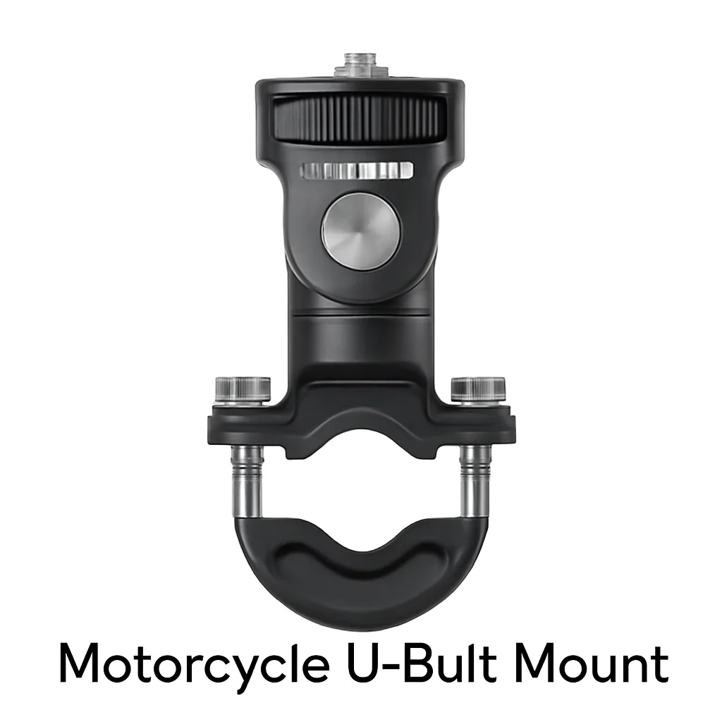 Insta360 Motorcycle U-Bolt Mount | Compatible with GO Ultra, X5, Ace Pro 2, X4, Ace Pro, Ace, X3 | Adjustable Handlebar Clamp
