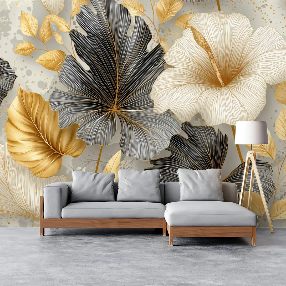 Floral Wallpaper Luxury Peel and Stick Wall