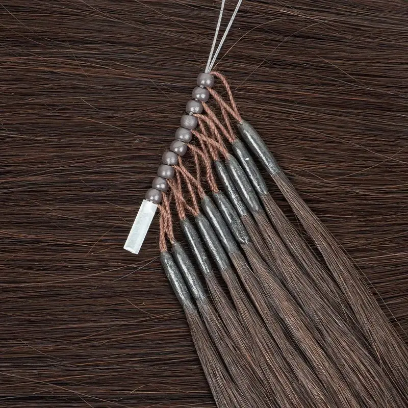 

8D-наращивание волос Cold Fusion Micro Link Машина для наращивания волос Remy 360 ° Движение 30 г 50 шт./упак. Невидимое для тонких и тонких волос