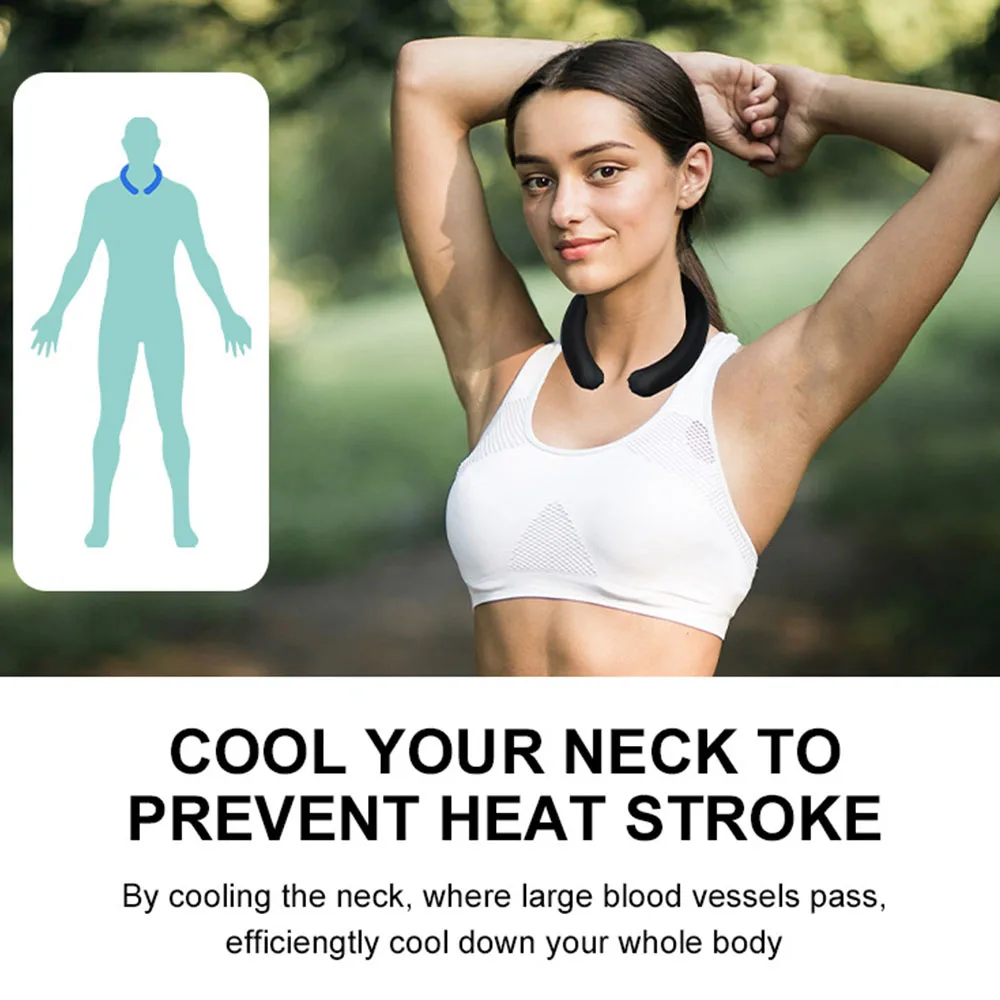 

Neck Cooler Icering , Cooling Neck Wrap Personal Air Conditioner with Gel Ice Pack for Outdoor , Hot Weather Relief Summer
