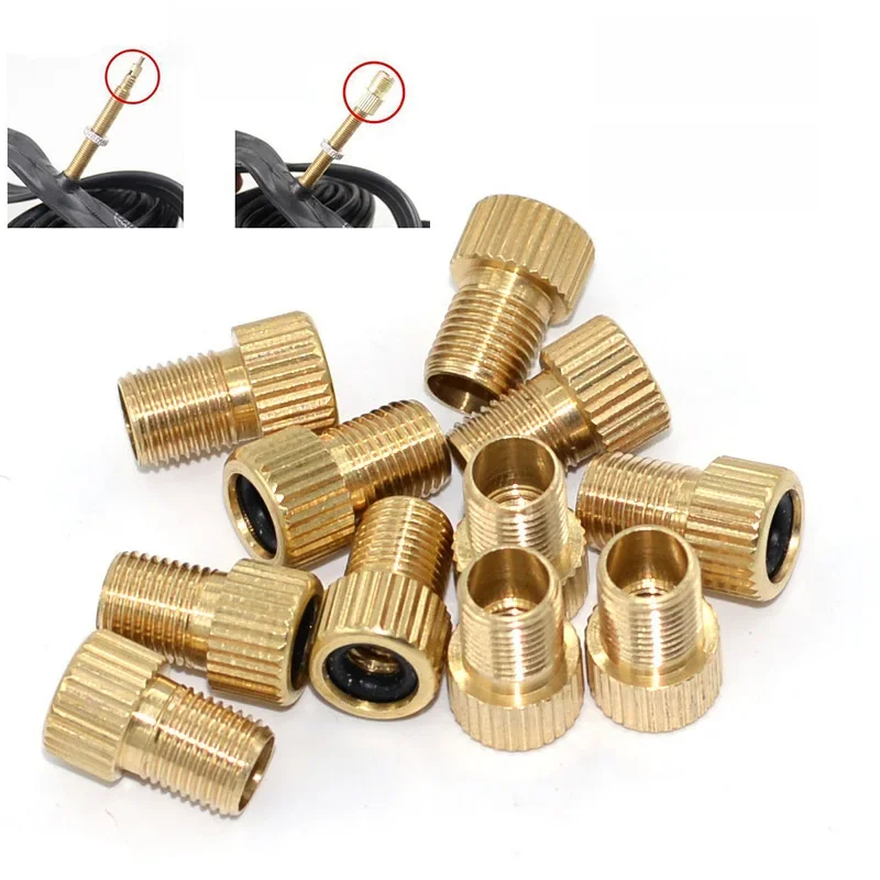 AliExpress Bike Tire Valve Converter FV to AV Presta Valve Adapter To American Valve Adapter Presta To Schrader Road Bike Punp Tube