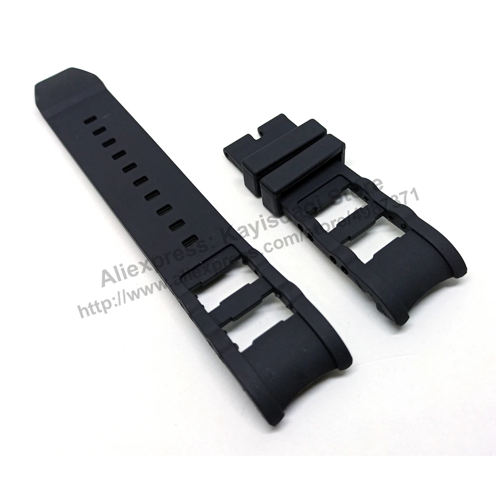 

Compatible Invicta Russian Diver 0554 , 0555 , 1088 , 1090 , 1091 , 1242 , 1243 - 26mm Black Rubber Watch Band Strap