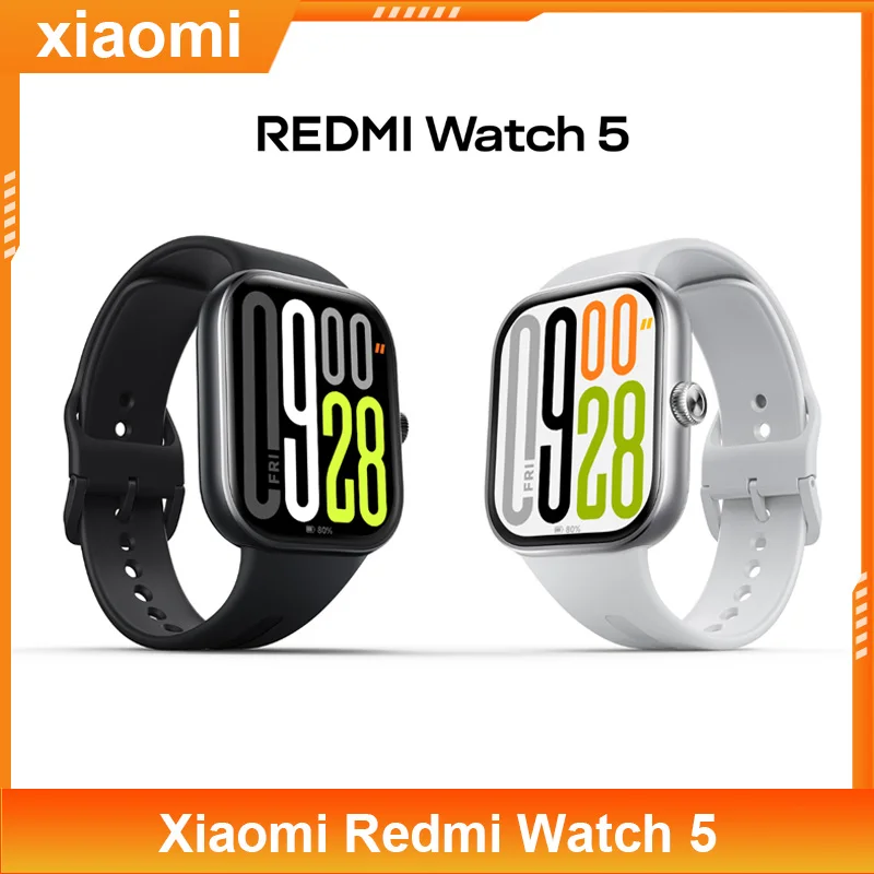 Original Xiaomi Redmi Watch 5 บลูทูธโทร NFC การตรวจสอบความดันการนอนหลับสมาร์ทกีฬานาฬิกา 5ATM กันน้ํา 150 + โหมดกีฬา