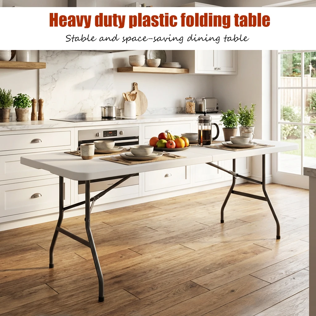 Meja Lipat, Meja Plastik Porta - Outdoor Furniture In Store ulasan dan harga