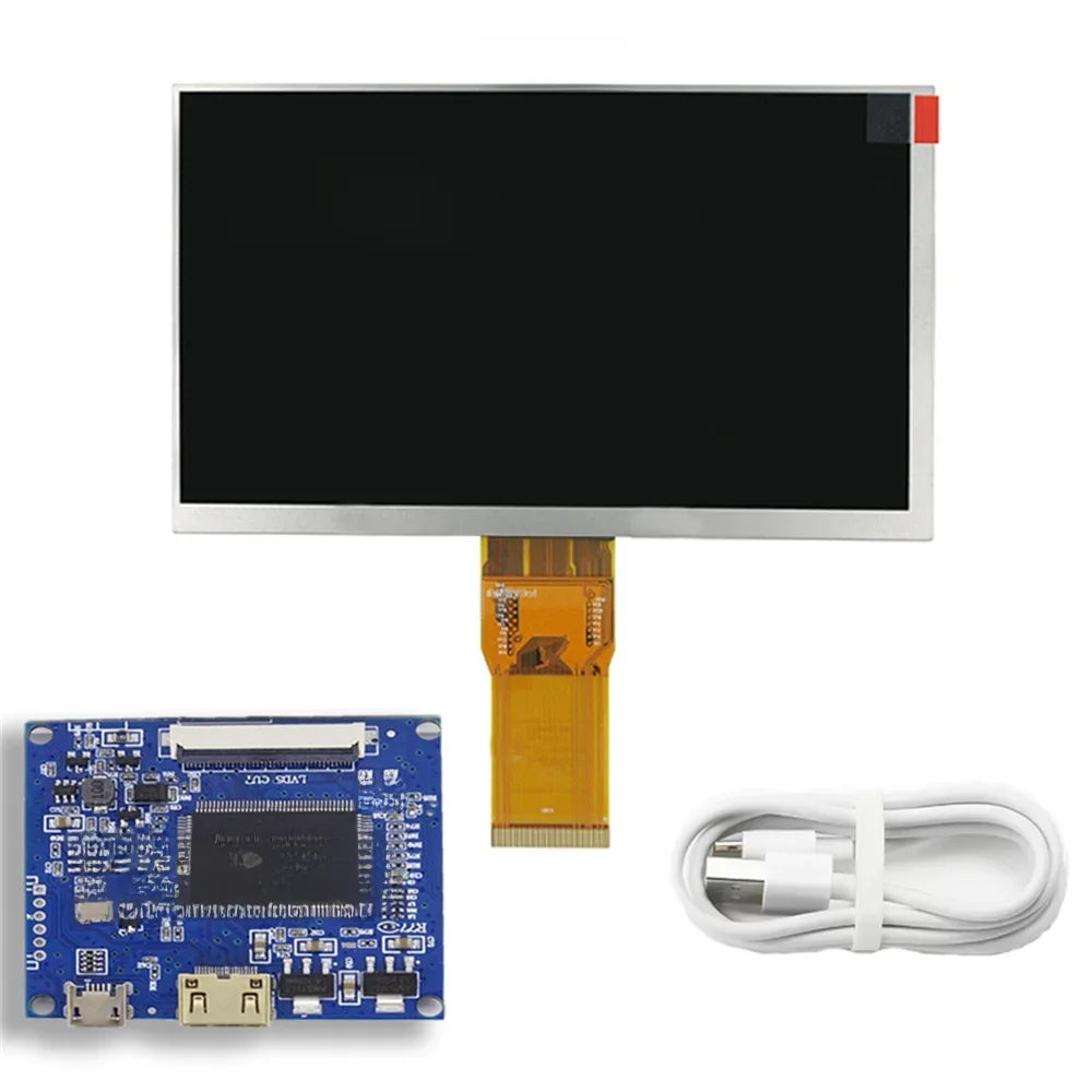 7-calowy ekran 1024*600 wyświetlacz LCD sterownik monitora płyta sterowania Mini HDMI-kompatybilny z Lattepanda, Raspberry Pi Banana Pi PC — zdjęcie produktu 6