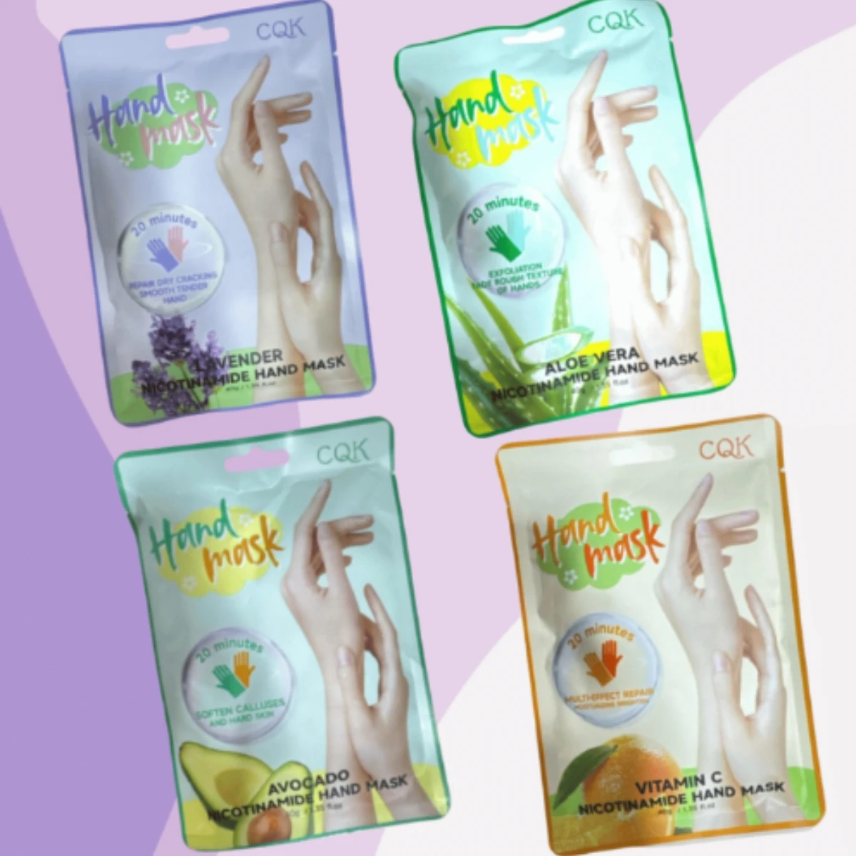 Mascarilla para Manos 12 Piezas Surtido