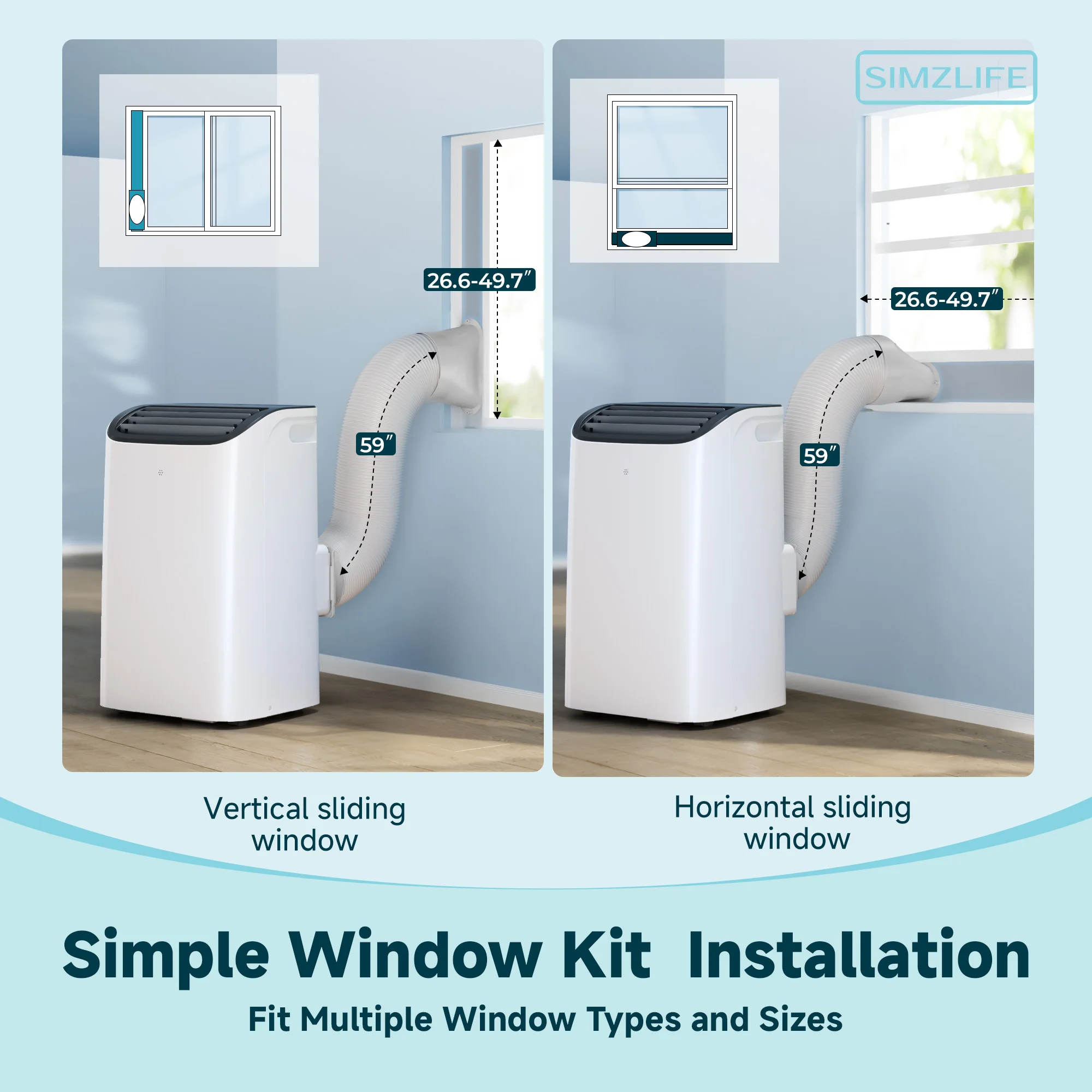 مكيف هواء محمول ، أرضية هادئة متعددة الوظائف ، وحدة تيار متردد مع مزيل الرطوبة ، حرارة جافة باردة ، وضع المروحة ،