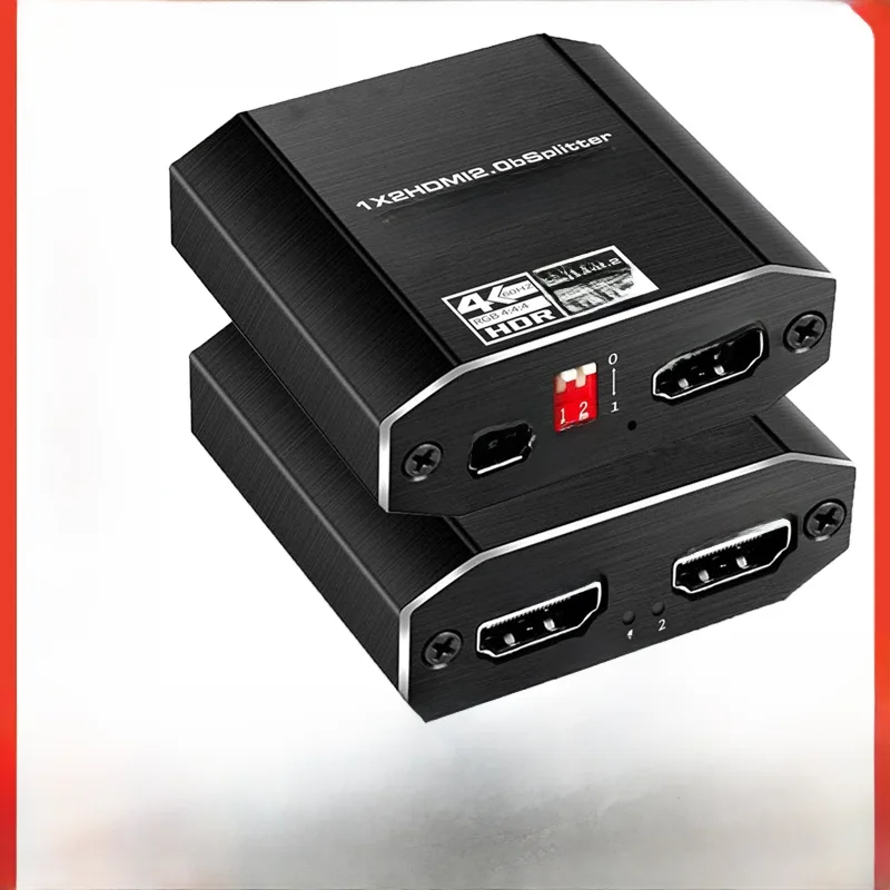 Rozdzielacz HDMI 4K UHD rozdzielacz HDMI 2.0 1x2 rozdzielacz HDMI 2.0 rozdzielacz HDCP 2.2 HDR rozdzielacz HDMI 2.0 4K HDMI2.0 dla Blu-ray DVD PS3 PS4 — zdjęcie 2
