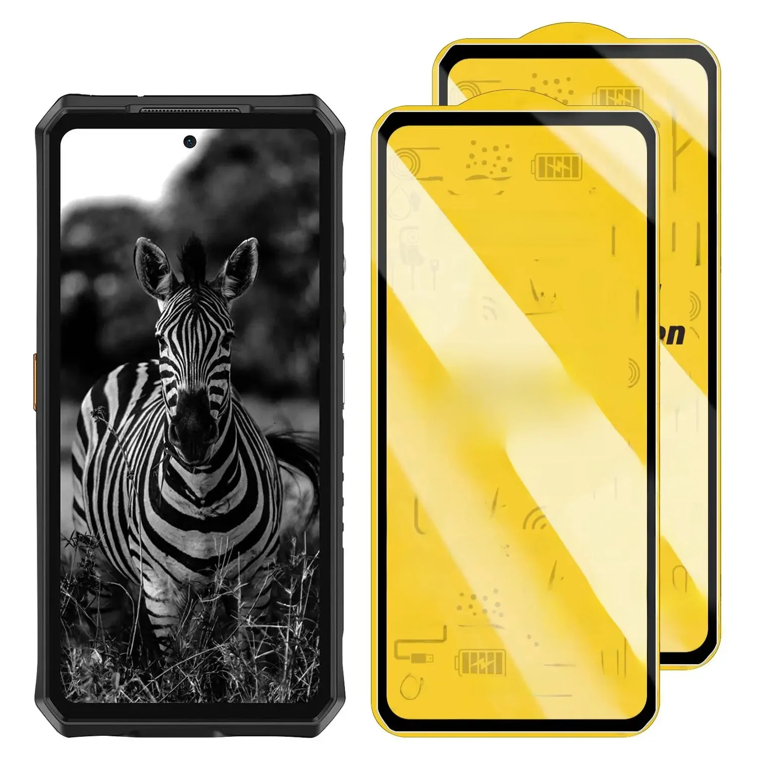 Dla Ulefone Armor 28 Ultra / Armor 28 Pro 2 sztuki / opakowanie Ulefone 9H HD Szkło Hartowane Ochronne Przed Odciskami Palców — zdjęcie produktu 7