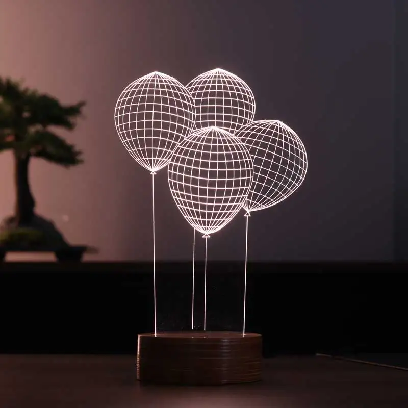 

Balloon Figure LED Decorative Table Lamp - Whimsical Illumination for a Unique Gift and Charming Decor in Living Spaces