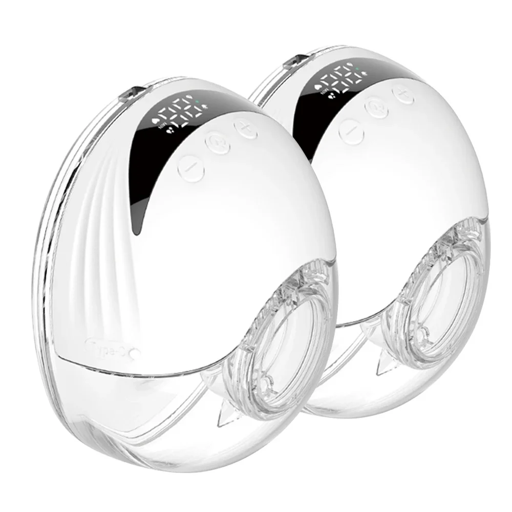Draagbare borstkolf 210 ml Handsfree elektrische draagbare borstkolf met grote capaciteit BPA-vrij met LED-display 4 modi en 12 niveaus - afbeelding 2