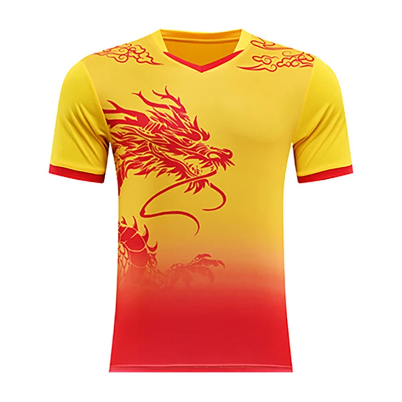 China Dragon Tennis Shirt dla mężczyzn Kobiety Szybkoschnąca para Tenis stołowy Badminton Koszulka z krótkim rękawem Ping Pong Uniform Tops