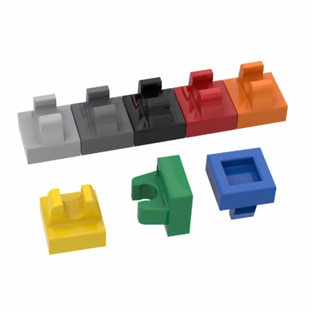 30 pièces MOC compatibles avec 15712 type O 1x1 blocs de construction en contreplaqué supérieur 12825 bricolage construction créative pour enfants
