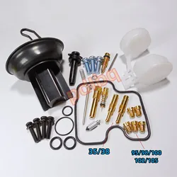 (1 sets/pack) for Honda MC22/CBR22 CBR250RR motorcycle Keihin carburetor repair kit with plunger diaphragm assembly and float