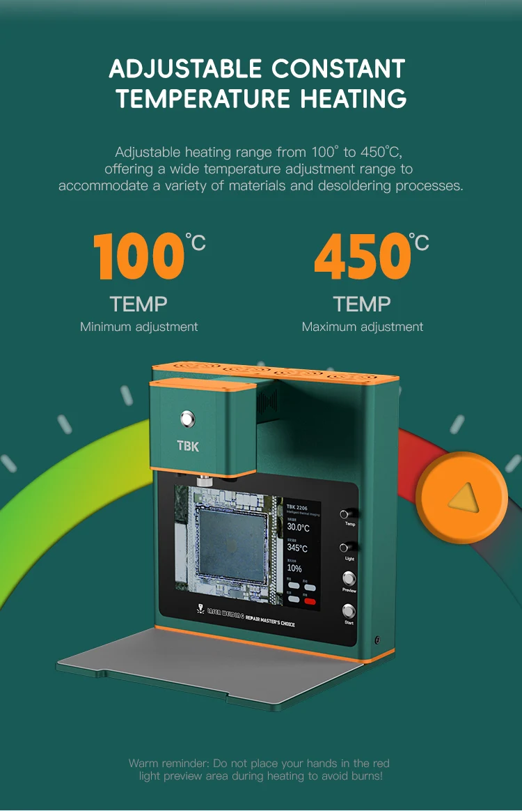 

TBK 2206 Laser Desoldering Machine Constant Temperature Heating and Thermal Imaging for Motherboard Disassembly Repair