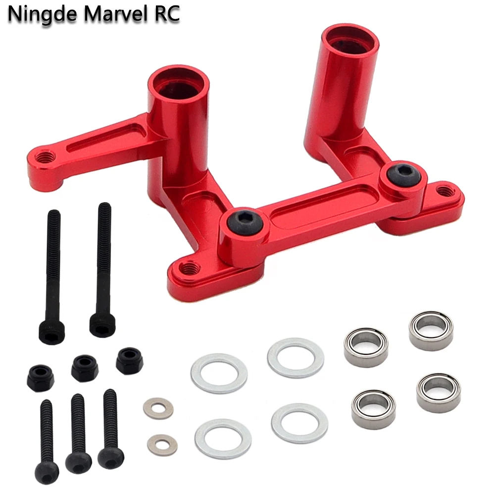 Aluminum Alloy Steering Crank Kit Replacement Traxxas Parts 3743 Billet 6061 Aluminum Atomik for 1/10 Traxxas Slash 2WD RC Car