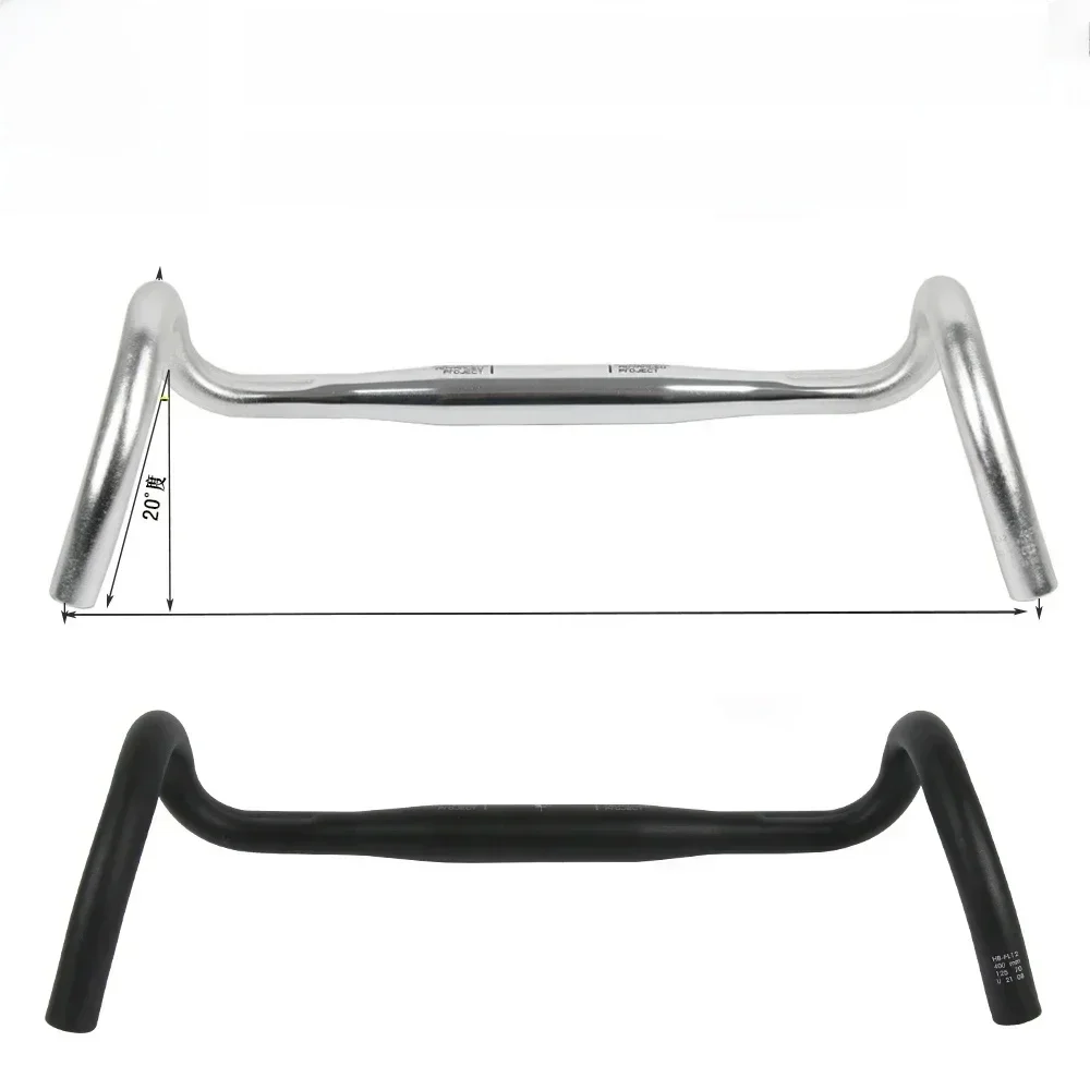 AliExpress NONE UNO Racing Gravel Bike Handlebar 31.8x400/420/440/460mm Outer Drop Bar Bicycle Handle Ultralight Road Bicycle Flared Bar