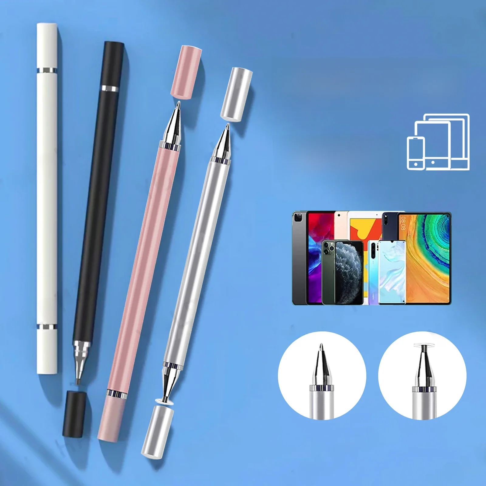 Uniwersalny rysik do smartfonów z Androidem do tabletów iPhone Pad Por Touch Screen do Apple Pencil iPad Akcesoria Długopisy — zdjęcie 2