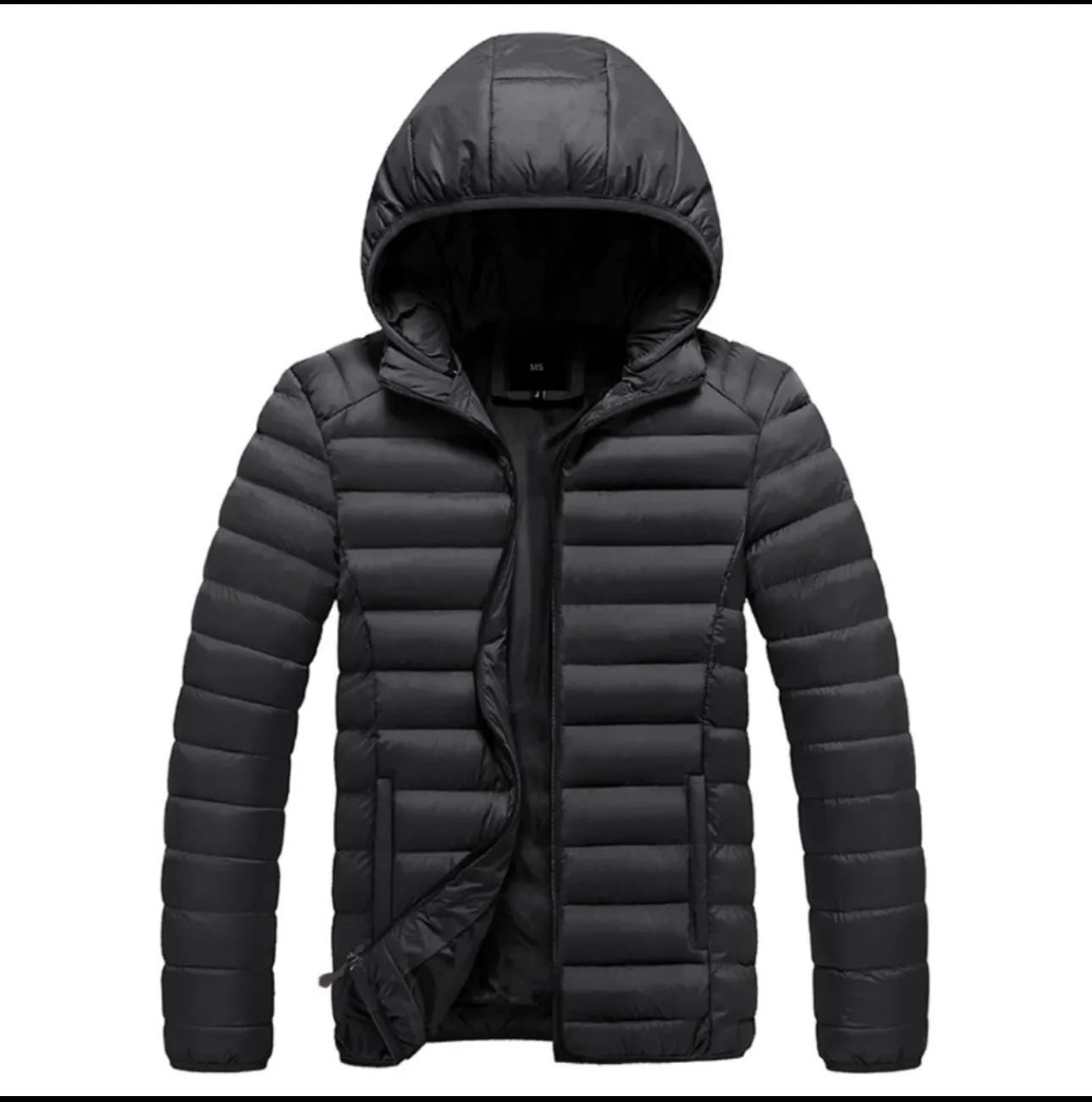 Waterproof Puffer Jacket with Removable Hood