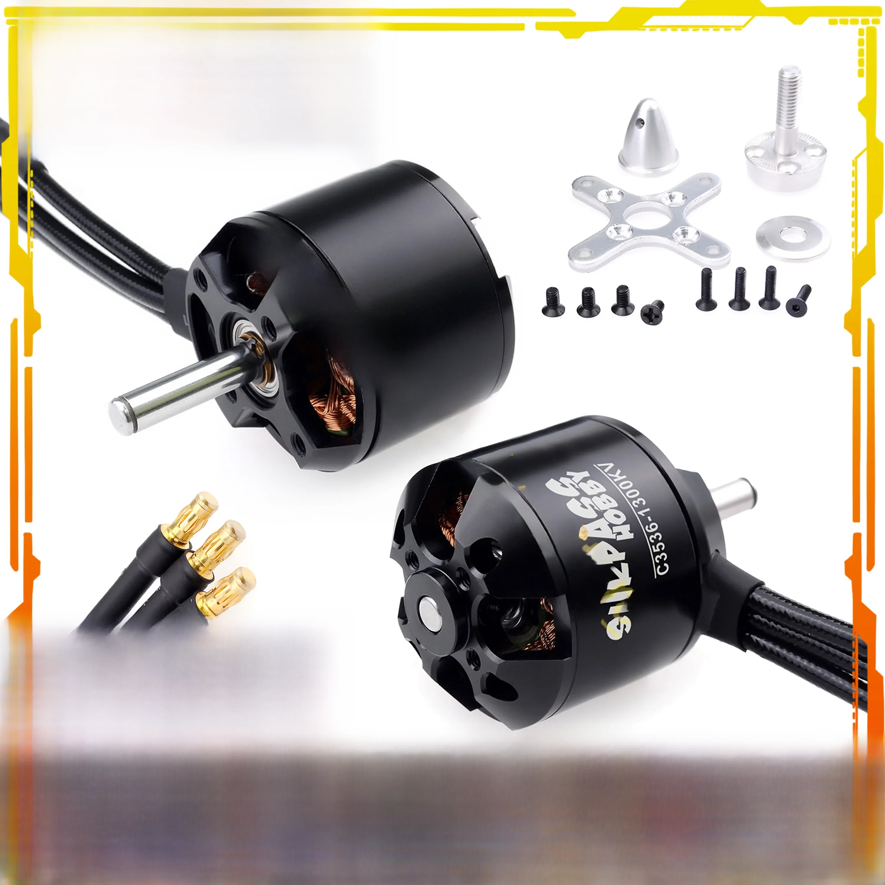 SURPASS HOBBY 3536 Outrunner Bürstenloser Motor 910KV 1050KV 1300KV 1500KV für RC 1000g-1500g Flugzeug Starrflügel-Segelflugzeug Warbirds