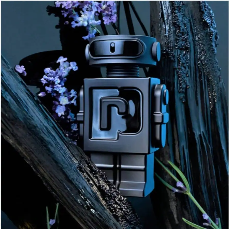 Paco Rabanne Phantom Parfum Men's Perfume 100ml, Aromatic Fragrance for Men, All-black Robotic Glass Bottle, Dark Men's Perfume—perfect for Personal Use Or as a Gift view 2