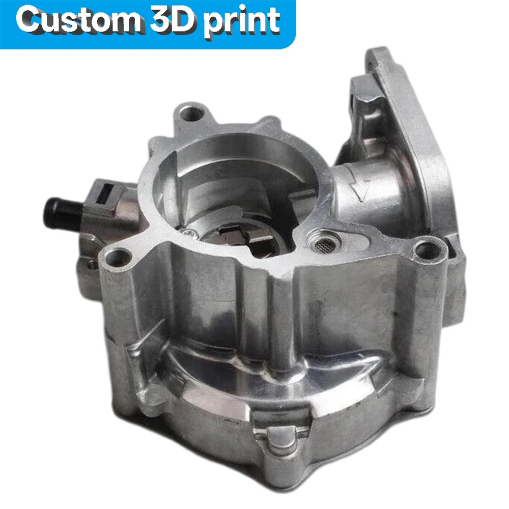 Custom 3D-Printed Metal Automotive Brake Vacuum Pump High-Precision Custom-Made Complex-Structure One-Piece Replacement Part