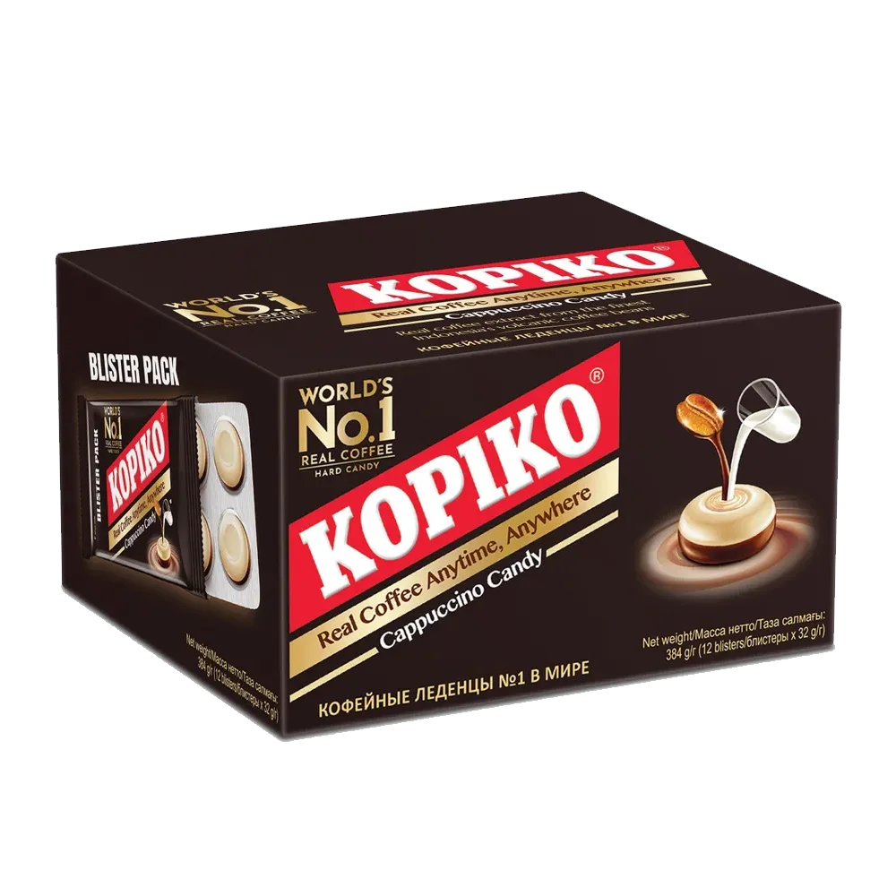 32G x 12 pieces of maryorakopico Cappuccino flavored candy blister